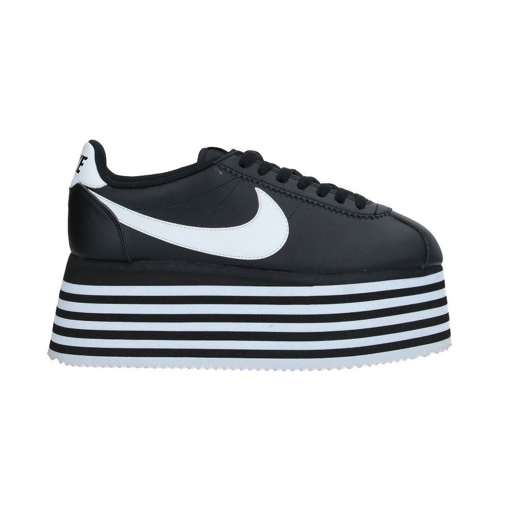 NIKE x Comme Des Garcons CDG platform Cortez sneakers Black EU 35.5 US 5 NIB